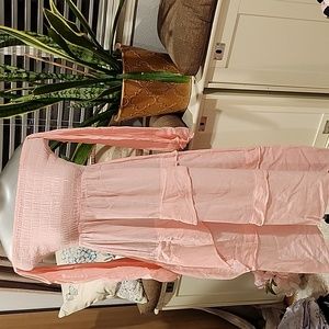 Seaspice off shoulder dress S baby pink (dr2)